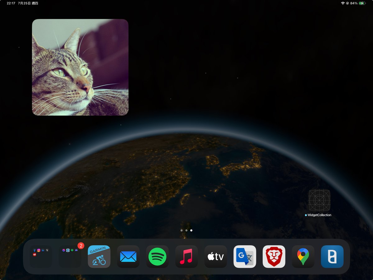 竟然有免費的貓貓圖api，趕快做一個 widget，世界和平
developers.thecatapi.com