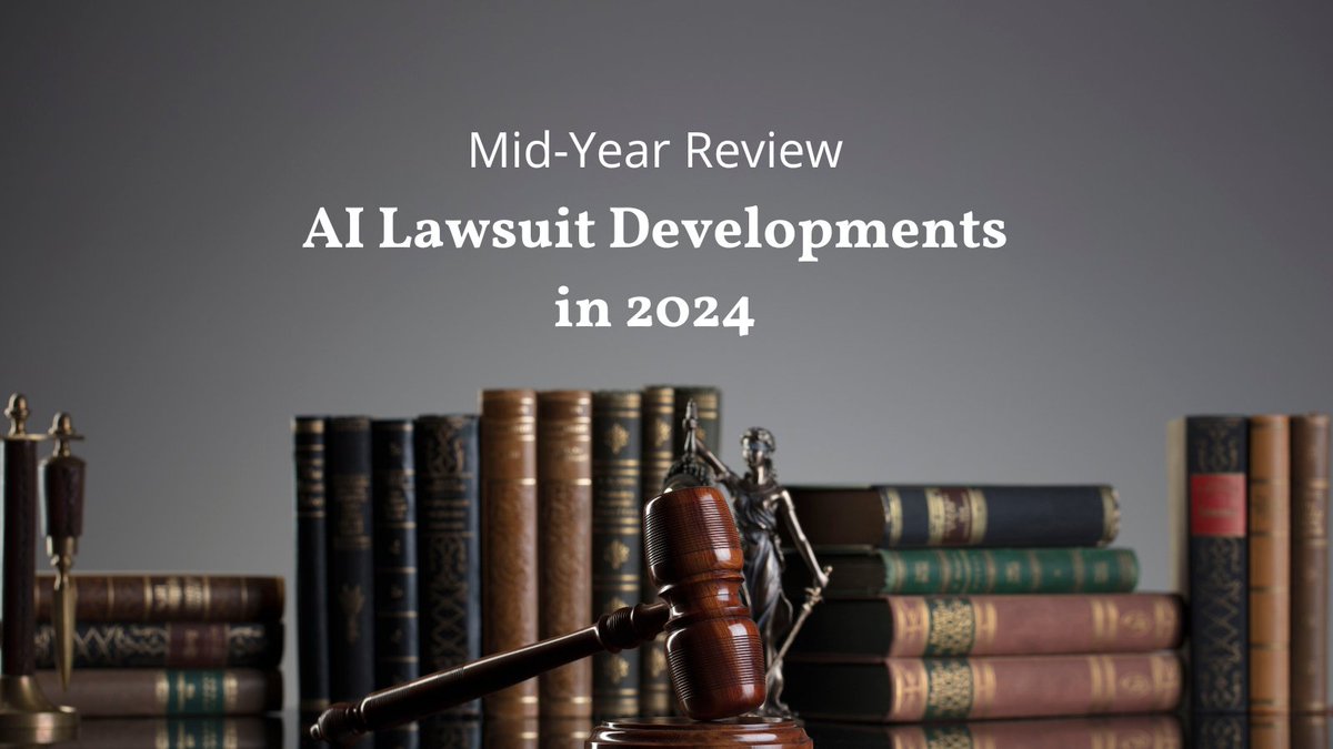 Copyright Alliance (@unite4copyright) on Twitter photo This year, there has been an influx of complaints filed by artists & copyright owner orgs against some of the biggest names in gen #AI, with roughly 25 lawsuits underway today. Learn about these cases from a new blog by our SVP of Policy <a href="/KevinRMadigan/">Kevin R. Madigan</a>! bit.ly/4ddXSxv This year, there has been an influx of complaints filed by artists & copyright owner orgs against some of the biggest names in gen #AI, with roughly 25 lawsuits underway today. Learn about these cases from a new blog by our SVP of Policy <a href="/KevinRMadigan/">Kevin R. Madigan</a>! bit.ly/4ddXSxv