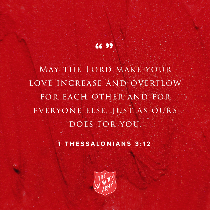 SalArmyKYTN's tweet photo. This verse reminds us that love shouldn't be contained - it should overflow! Let's extend kindness and compassion to everyone we meet, just like God pours out His love on us. https://t.co/TwYl4yyvSE