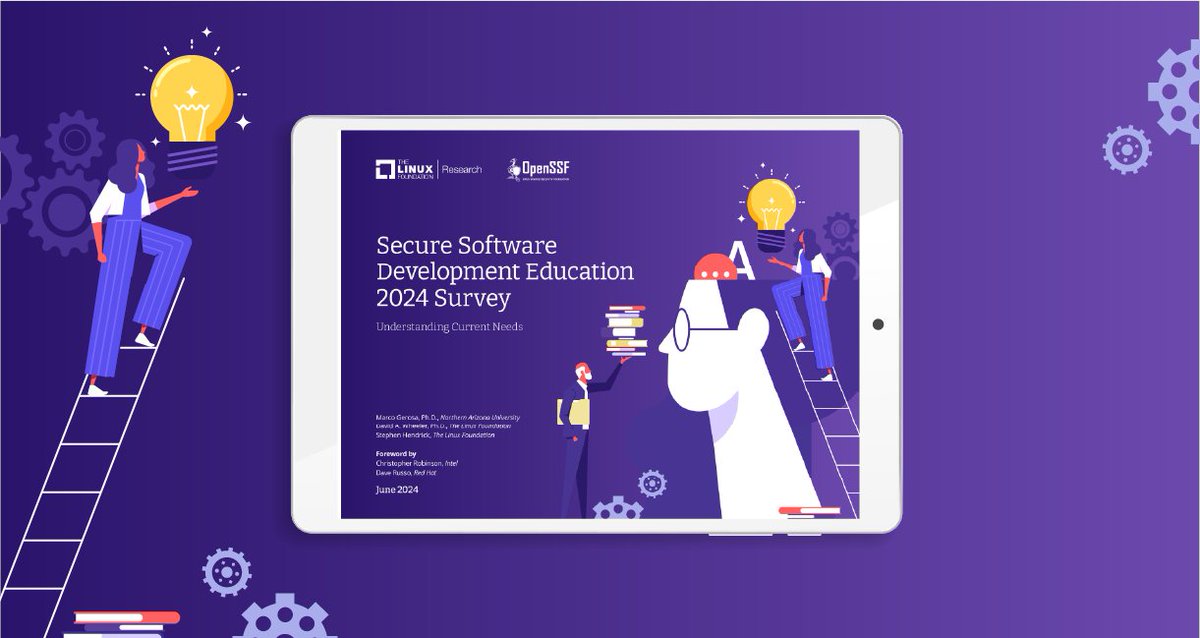 The OpenSSF's Research explores the key gaps in open source security training and awareness. 

Read the full report: hubs.la/Q02HGJqK0

#OpenSSF #LinuxFoundation