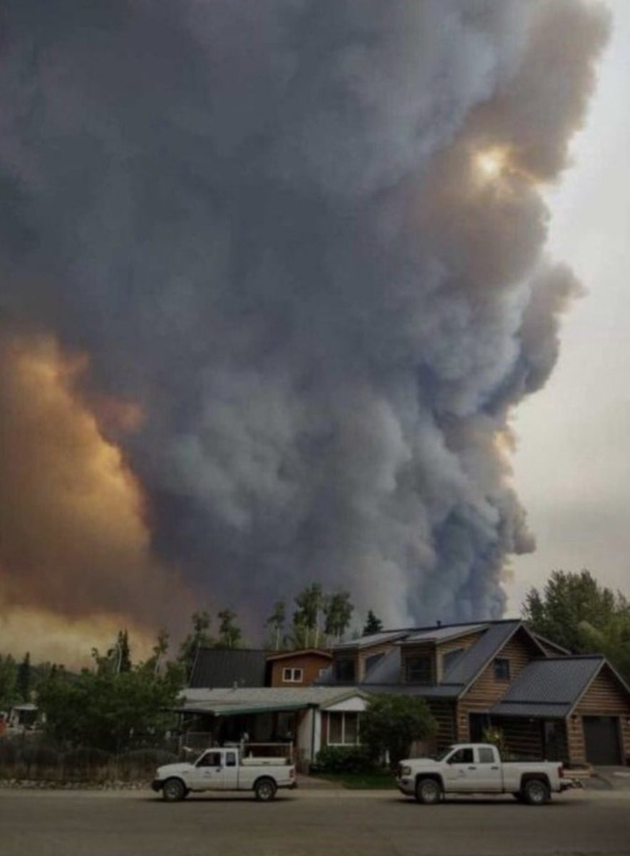 One of two wildfires threatening Jasper surged into the historic resort town on Wednesday, engulfing homes and businesses in a wall of flames. Fueled by fierce winds, the wildfire escalated into a firestorm, with plumes of ash and towering flames reaching hundreds of feet into