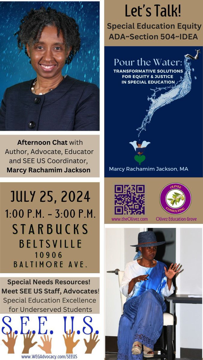 SEEUSstudents's tweet photo. TODAY from 1pm - 2pm at the @starbucks in @BeltsvilleLive .

#DEI #BlackTwitter #neurotwitter #Neurodivergent #SpecialEducation #equity #blackeducation #Advocates #advocate #Maryland #marylandmeetups #princegeorgescounty #Autismmommy #autismacceptance #Autism https://t.co/hV0cdQes1R