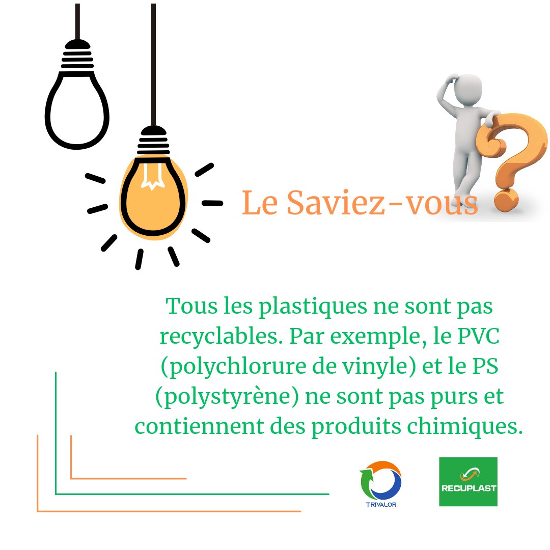 Bon à savoir.

 #jeunesse #environnement #EngagementEnvironnemental #Sénégal #Recyclage #sauvonslaplanete #triselectif #recuplast #EconomieCirculaire #proplast #Innovation #engagement