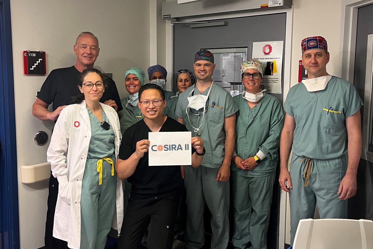 Shockwave Medical (@shockwaveivl) on Twitter photo Kudos to Dr <a href="/Jmparadis27/">Jean-Michel Paradis</a>, Dr Alex Angers-Goulet, and the team at the Quebec Heart and Lung Institute (<a href="/IUCPQ/">IUCPQ-ULaval</a>) in Quebec City, Canada on their 1st randomized patient in the #COSIRAII trial!
To learn more about the COSIRA-II trial and for a list of participating sites visit Kudos to Dr <a href="/Jmparadis27/">Jean-Michel Paradis</a>, Dr Alex Angers-Goulet, and the team at the Quebec Heart and Lung Institute (<a href="/IUCPQ/">IUCPQ-ULaval</a>) in Quebec City, Canada on their 1st randomized patient in the #COSIRAII trial!
To learn more about the COSIRA-II trial and for a list of participating sites visit