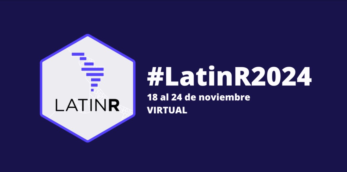 [EVENTO 🗓️] - ¡Se viene la 7ma edición del <a href="/LatinR_Conf/">LatinR</a>!

Esta nueva versión se llevará a cabo de forma online, entre los días 18 y 22 de noviembre de 2024. En esta edición se podrá participar con talleres, presentaciones orales y charlas relámpagos👩🏽‍💻👨🏽‍💻

➕info 👇🏼