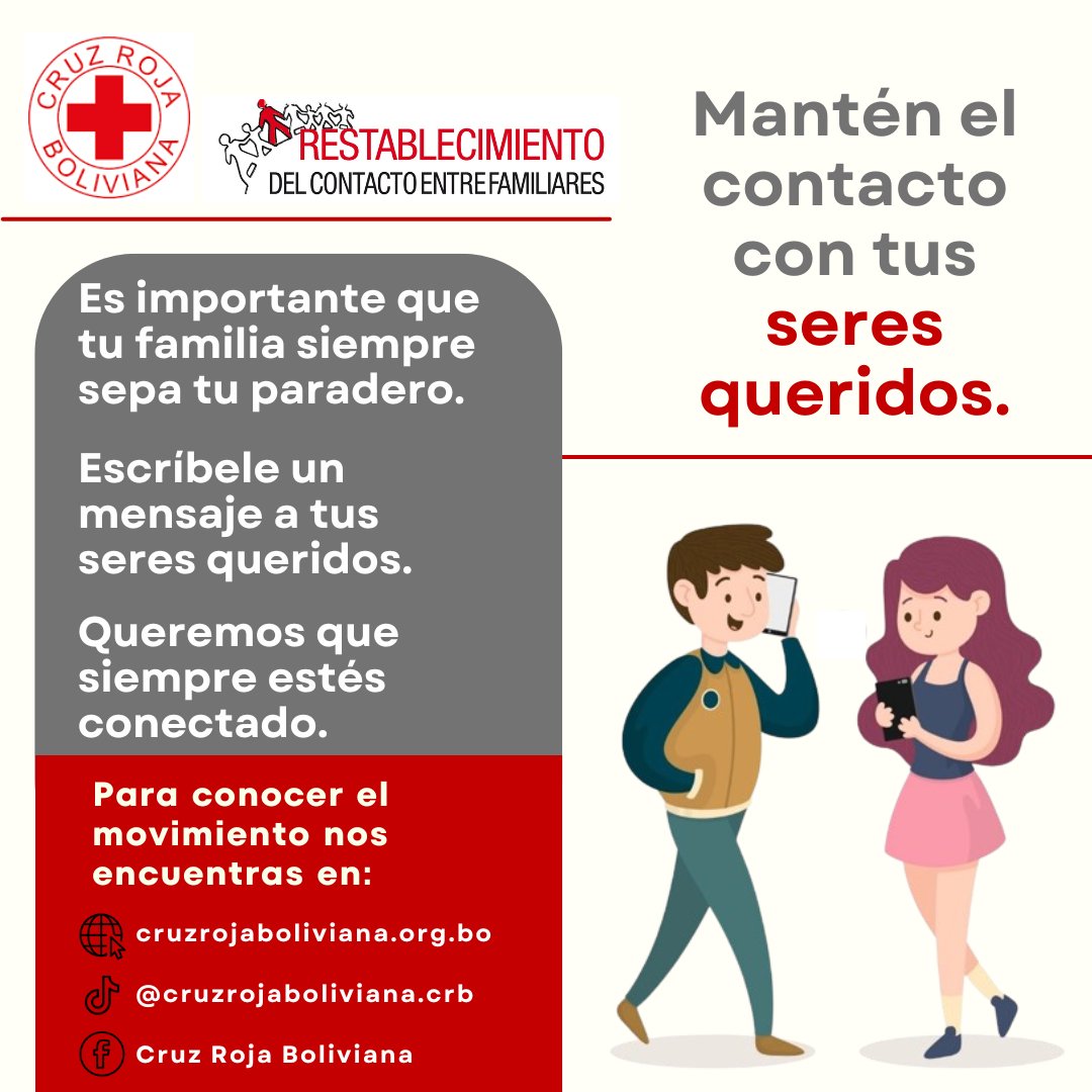 Cruz Roja Boliviana te hace las siguientes recomendaciones si vas a salir de casa de manera prolongada.
#escruzrojaboliviana
#107años
#deaccionhumanitaria