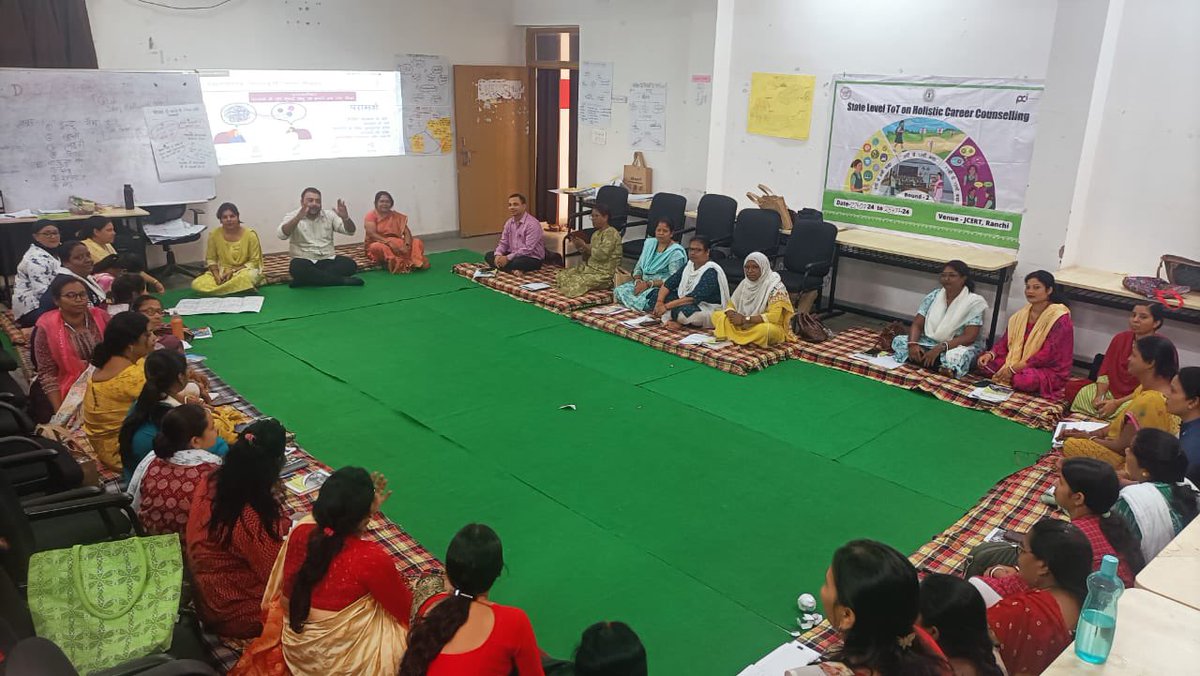 NawabPerwez's tweet photo. What an inspiring week.!! Just wrapped up an amazing residential ToT of #KGBV &amp; #JBAV teachers on #CareerCounselling  under Project #Humeinbadhnahai .
#CareerGoals 
#education 
#CareerGrowth https://t.co/CfyKFCgXlF