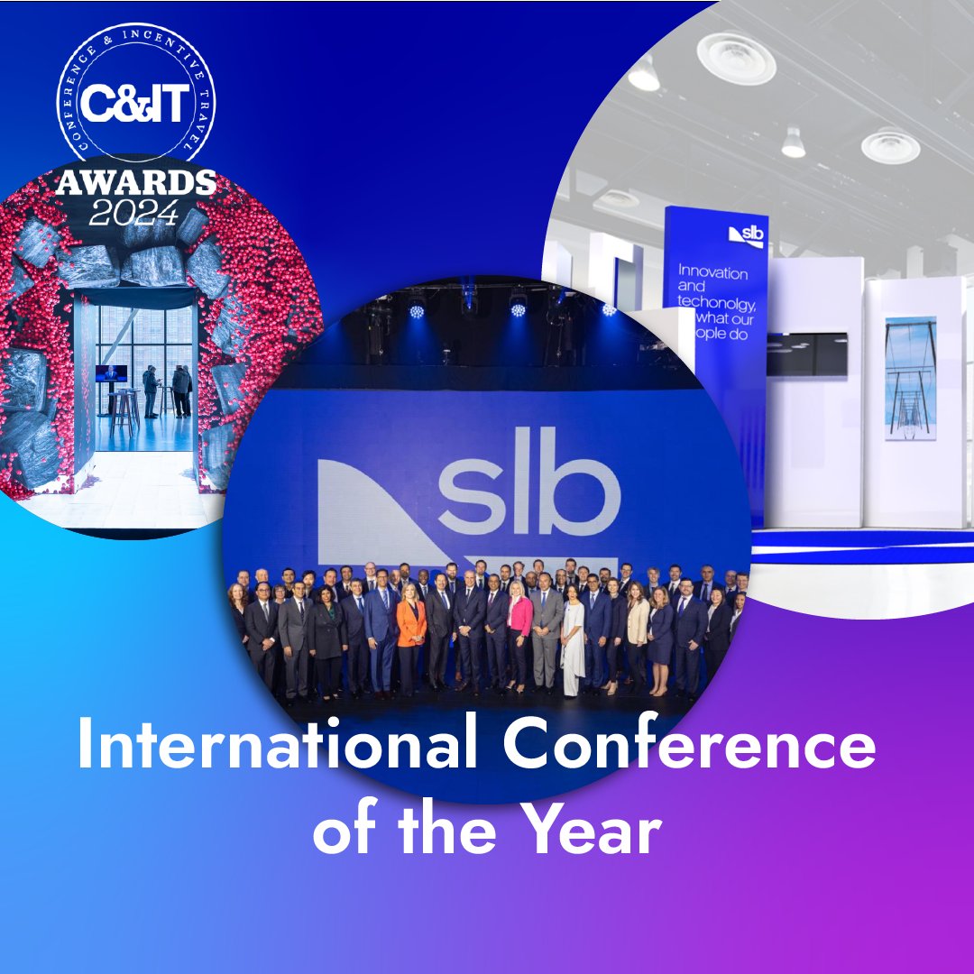 Our work with SLB has been shortlisted for the International Conference of the Year! We collaborated with SLB to make an event that helped push boundaries, create vision &amp; dared us all to 𝗚𝗼 𝗙𝘂𝗿𝘁𝗵𝗲𝗿. 
Watch this space for the Awards in Oct...🤞

uk.wearemci.com