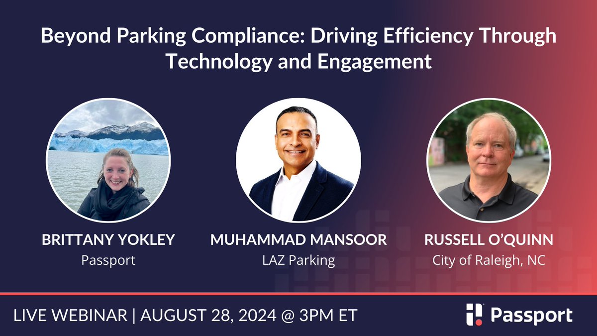 Ready to redefine parking compliance in your operation? ➡️ Join us on 8/28 to discover how to go beyond mere compliance by incorporating training for parking enforcement officers, clear signage &amp; innovative technology. <a href="/LAZParking/">LAZ Parking</a> <a href="/RaleighGov/">City of Raleigh</a> hubs.ly/Q02HX_XL0