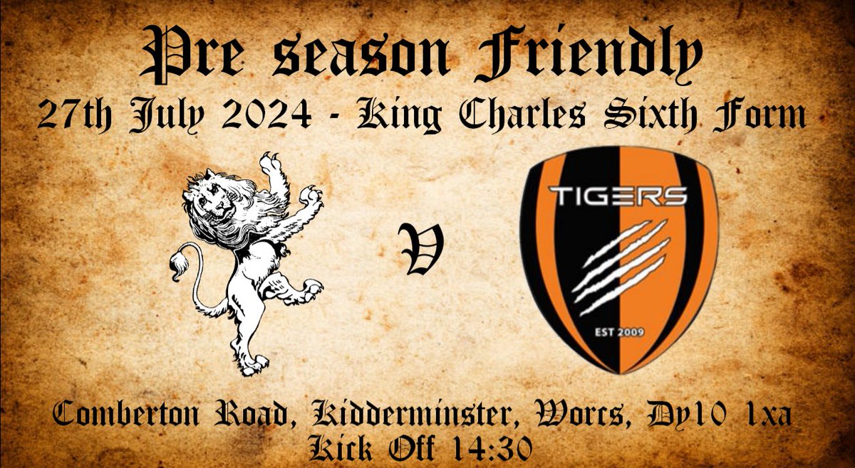Brierley Hill Alliance (@brierleyhillafc) on Twitter photo Our pre season continues this Saturday
ποΈ <a href="/tigersmediatv/">Birmingham Tigers</a>
π
27/7/2024
π 2:30 Kick Off
ποΈ King Charles Sixth Form, DY10 1XA
π Pre Season Friendly Our pre season continues this Saturday
ποΈ <a href="/tigersmediatv/">Birmingham Tigers</a>
π
27/7/2024
π 2:30 Kick Off
ποΈ King Charles Sixth Form, DY10 1XA
π Pre Season Friendly