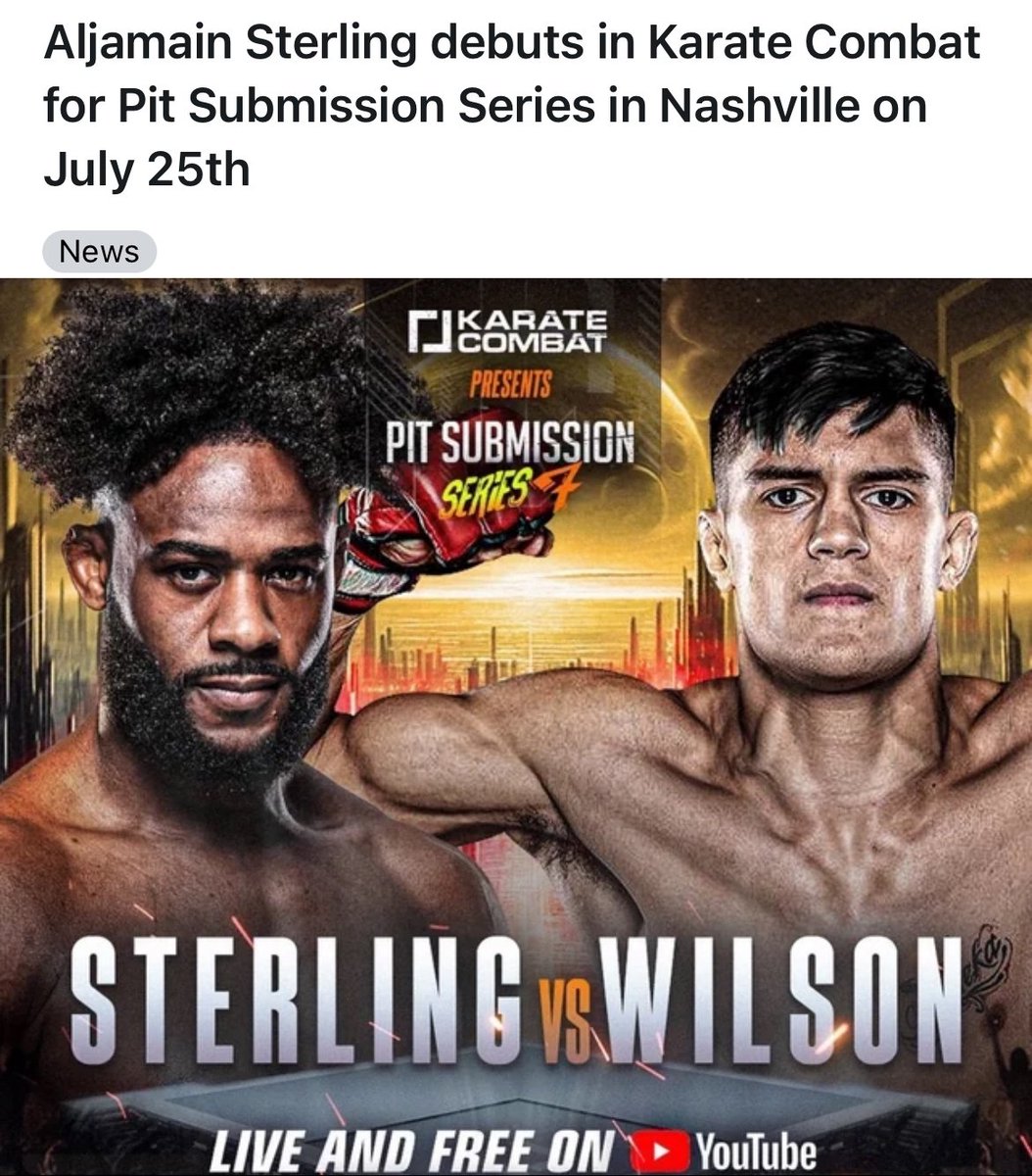 NickLamagnaInv's tweet image. Good luck tonight to my buddy and UFC future Hall of Famer Aljamain , the Funkmaster Sterling on his fight tonight at @KarateCombat Nashville, let&apos;s go big body Funk!!! 
@funkmasterMMA #funkmaster #funkharbor #funkharborrum #karatecombat #ufc #ufcfightnight #ufcchampion #ufc304
