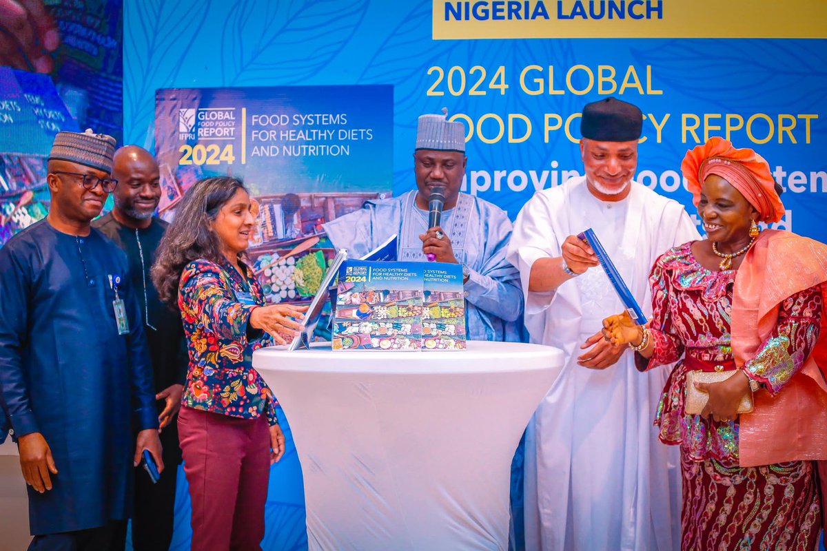 RealMallamSaliu's tweet photo. Today, I had the honor of attending the presentation of the International Food Policy Research Institute’s (IFPRI) Global Food Policy Report focused on "Improving Food Systems for Healthy Diets and Nutrition in Nigeria."
 
This timely report provides critical insights into Nigeria's current food security challenges and offers invaluable recommendations for enhancing food systems and nutritional outcomes.
 
As Chairman of the Senate Committee on Agriculture, I am committed to advancing legislation that ensures the availability, affordability, and nutritional quality of food for all Nigerians.
 
I commend IFPRI for this important initiative and look forward to continued collaboration for a healthier Nigeria.

SM