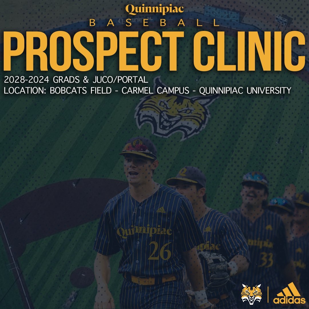 Trey Stover (@stovertrey) on Twitter photo Our final summer event, don't miss out! August 19th, at new Bobcat Field! If you want to be a Bobcat, and/or have interest in <a href="/TheQBaseball/">Quinnipiac Baseball</a> then this is the event you NEED to be at!
campscui.active.com/orgs/Quinnipia… Our final summer event, don't miss out! August 19th, at new Bobcat Field! If you want to be a Bobcat, and/or have interest in <a href="/TheQBaseball/">Quinnipiac Baseball</a> then this is the event you NEED to be at!
campscui.active.com/orgs/Quinnipia…