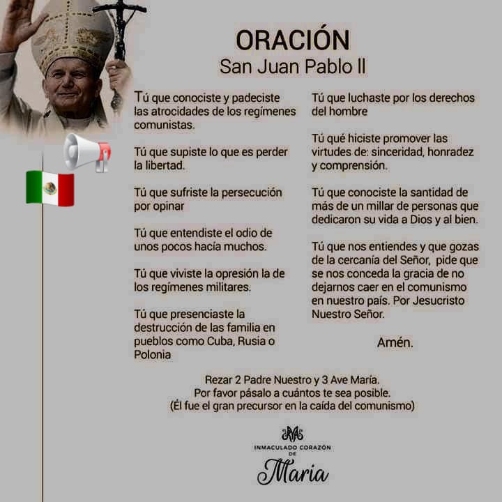 <a href="/agusantonetti/">Agustín Antonetti</a> Con el alma, para todos nuestros hermanos en Venezuela, nuestro apoyo y oraciones, Dios en su misericordia les conceda la LIBERTAD. Amén
<a href="/INBGuadalupe/">Basílica Guadalupe</a> 
<a href="/IglesiaMexico/">CEM</a> 
<a href="/PGuillermoSerra/">Padre Guillermo Serra LC</a> 
<a href="/OroNoticiasPue/">Oro Noticias Puebla</a> 
<a href="/lopezdoriga/">Joaquín López-Dóriga</a> 
<a href="/MiamiHerald/">Miami Herald</a> 
<a href="/nytimeses/">NYTimes en Español</a>