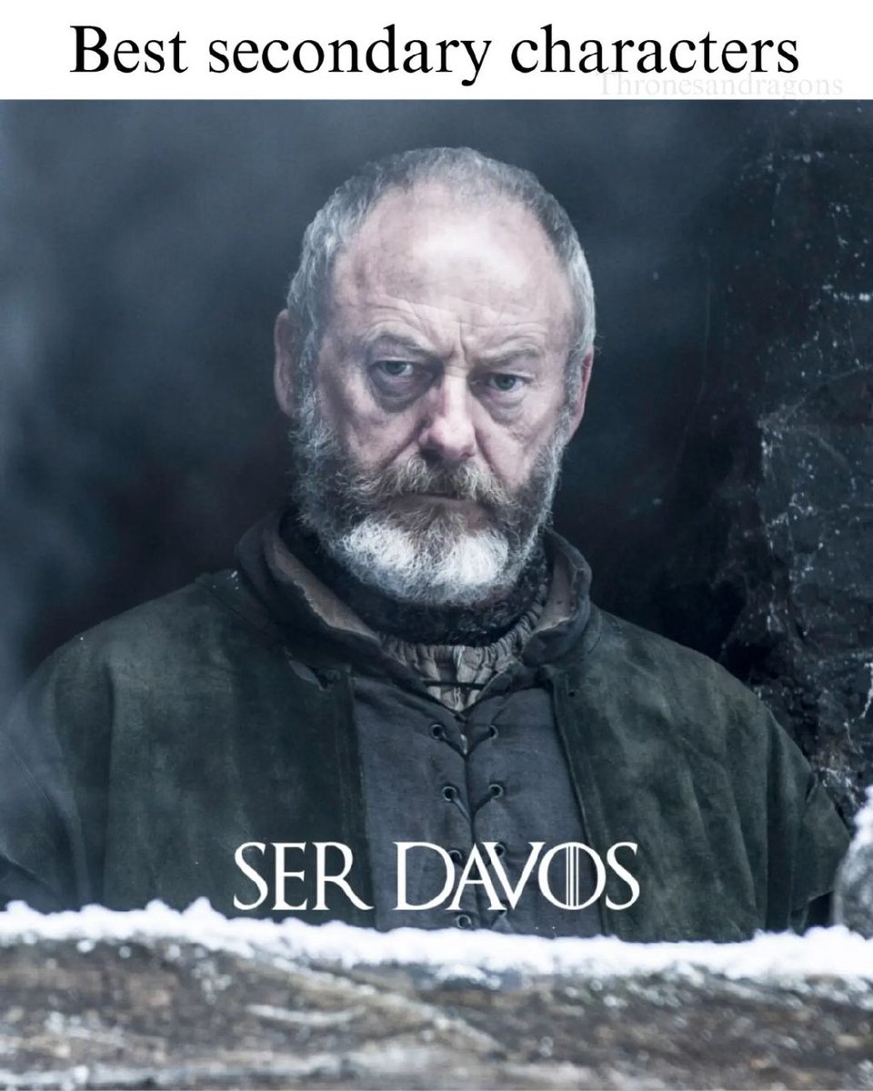 UtdGotham's tweet photo. They might not be Protagonists or fan favourites, but for sure they are great characters in Game of thrones.
#GameOfThrones #GOT #varys #tormund #HouseOfTheDragon #brienneoftarth #bronn #thehound #jorahmormont #HOTD https://t.co/sre3JaSI4M