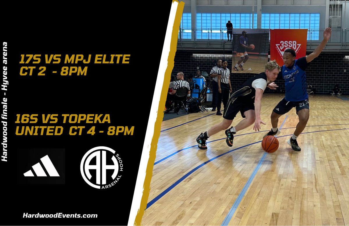 ArsenalHoops's tweet photo. ‼️‼️One last ride ‼️‼️
🏀 Hardwood Finale
📍 Hyvee Arena https://t.co/4DoOv8YtET