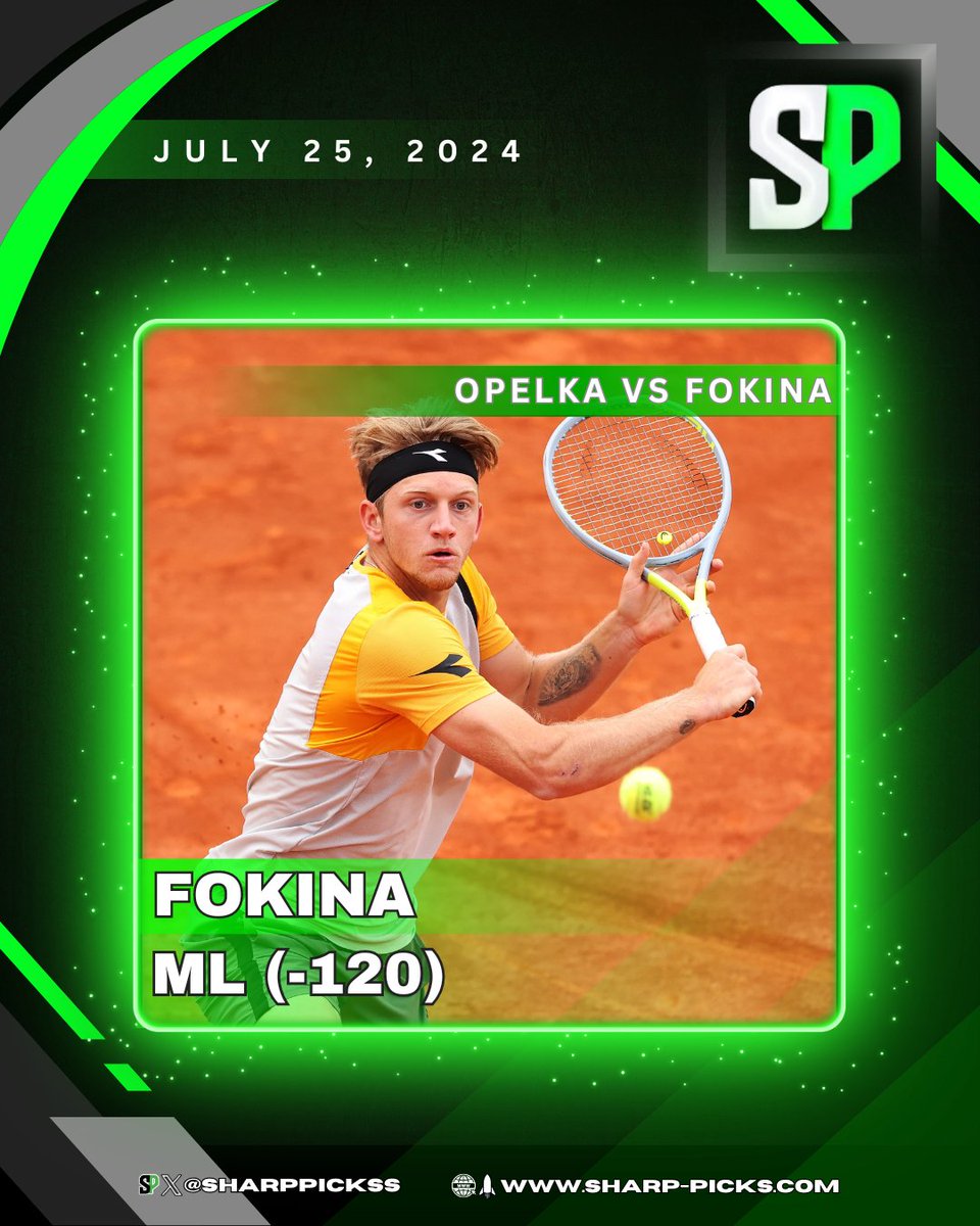 🎾 #TENNIS  *FREE* PICK 

WHO’S TAILING?? I WANNA KNOW⤵️