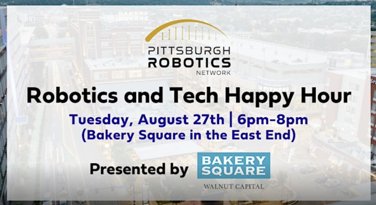 RoboPGH's tweet image. Are you registered for the next Pittsburgh Robotics Network Happy Hour?

Get signed up today!

eventbrite.com/e/robotics-and…

#PittsburghRobotics #HappyHour #NetworkingEvent #TechCommunity #Innovation #RoboticsIndustry #PittsburghEvents #Robotics #Pittsburgh