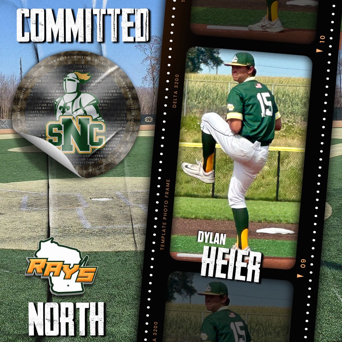 Congratulations to <a href="/dylanheier/">Dylan Heier</a> on his Commitment to St. Norbert College! #RaysYourGame