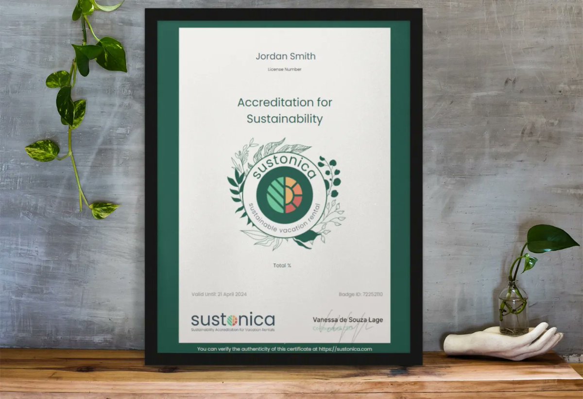 Discover why getting a sustainability accreditation for your vacation rental in 2024 is essential. Learn the benefits, including increased bookings and higher rates. 
🔗 Read our latest blog now! sustonica.com/sustainable-va…