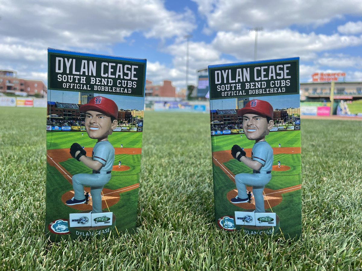 SBCubs's tweet photo. Dylan Cease just threw a NO-HITTER… time to CELEBRATE!
Retweet for a chance to win an #SBCubs Cease bobblehead!

2 winners selected this weekend. https://t.co/AMqXv1TWTb