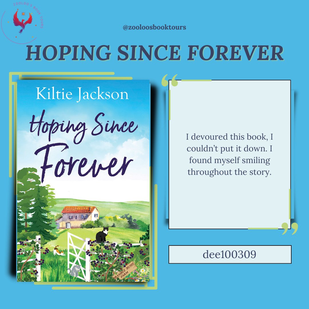 ZooloosBT's tweet photo. On the #booktour for #HopingSinceForever we saw posts from #PaulineRender and @DeeGroocock ~You can read all the reviews here ~ https://t.co/siqwq6Q1dw

Tomorrow #leannebookstagram
@clairekreads will be closing the tour!!

@KiltieJackson
 #ZooloosBookTours https://t.co/QFM811CDgx