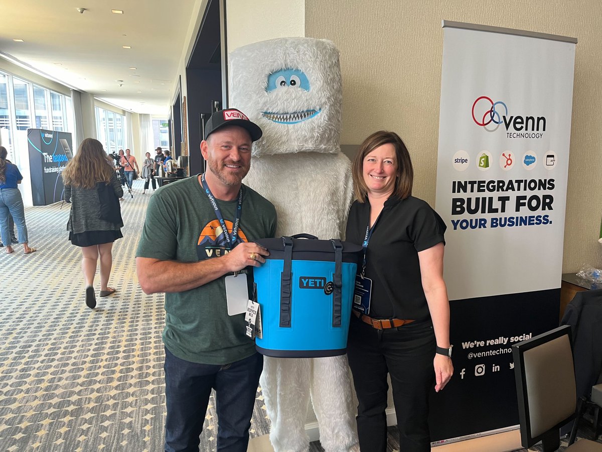 venn_tech's tweet image. Congrats to our Win a YETI from a Yeti winner at this year&apos;s Virtuous User Summit ❄️

#VirtuousCRM #VirtuousUserSummit #NonprofitCRM #NonprofitTechnology
