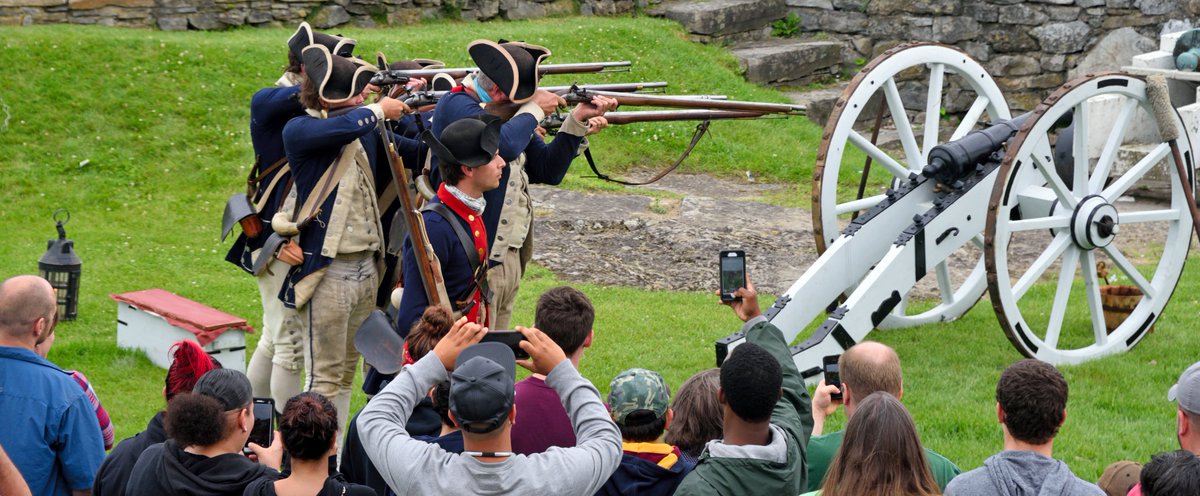 This Saturday &amp; Sunday (07/27-07/28), Fort Ticonderoga invites you to experience the sights and sounds of the #AmericanArmy at Ticonderoga during the Sound of 1776 Living History Event!

From historic trades and weapons demonstrations to living history vignettes and music