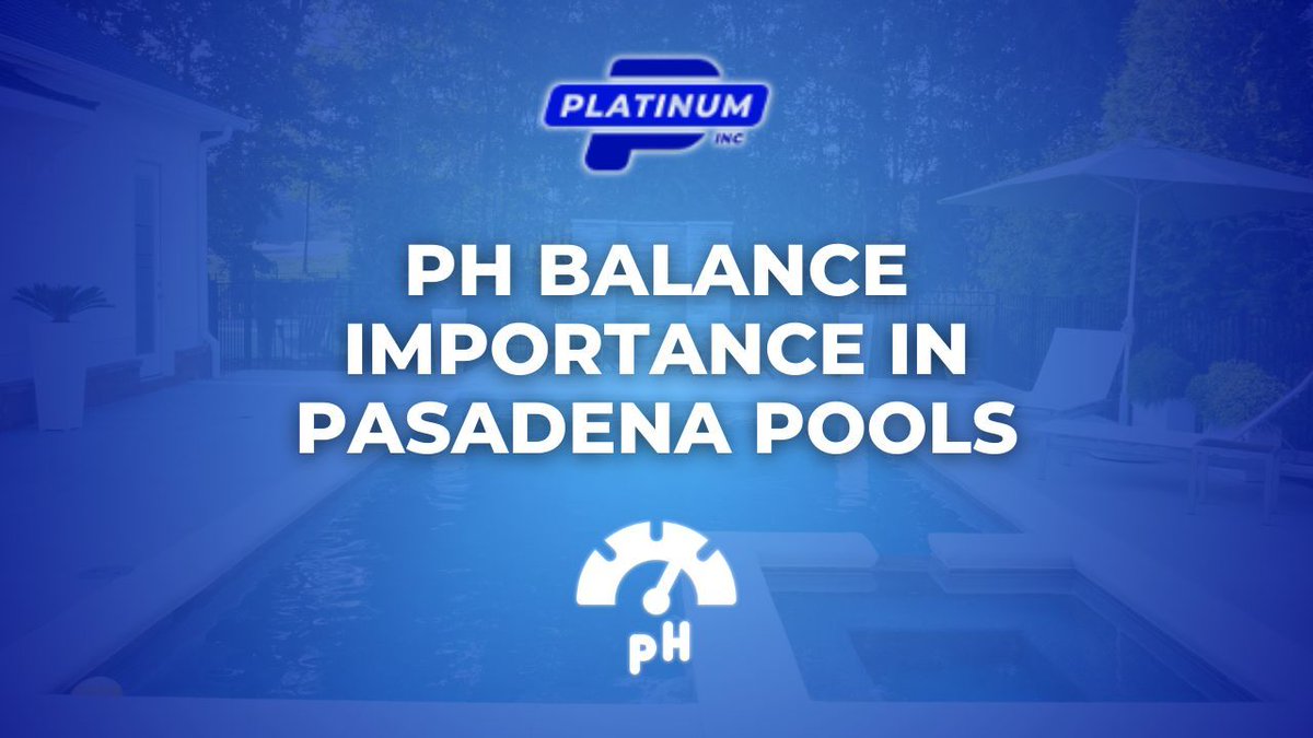 PlatinumSVPools's tweet image. 📖 New Post on Platinum Inc.: 💦⚖️ PH BALANCE IMPORTANCE IN PASADENA POOLS. 🌐 Learn more: blog.platinumpoolsandspa.com/ph-balance-imp… #pHbalance #PasadenaPools #poolchemistry #swimmingpoolcare #waterquality #poolmaintenance #poolhealth #balancedwater #poolsafety #poolowners