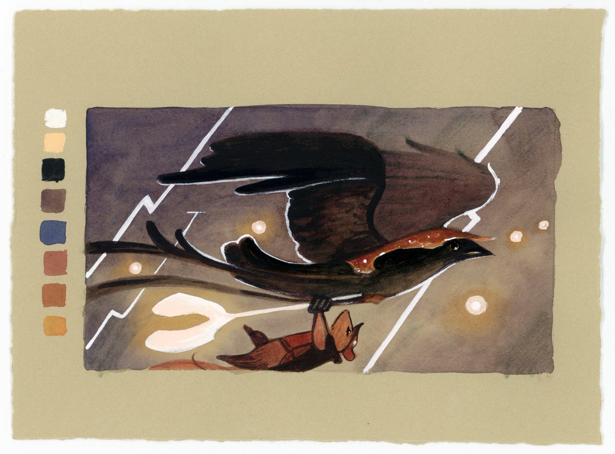 Ending Tonight in #MTGBloomburrow Art

Agate Instigator by <a href="/quintingleimart/">Quintin Gleim</a> 9pm ET

Jackdaw Savior Prelims by @SerenaMalyon 10pm ET

Season of the Bold Mice by <a href="/ArtistEliMinaya/">Bad King</a> 11pm ET

Own the original artwork to your new favorite cards! Links in bio