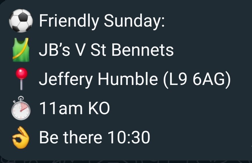 First pre-season get down and support the lads