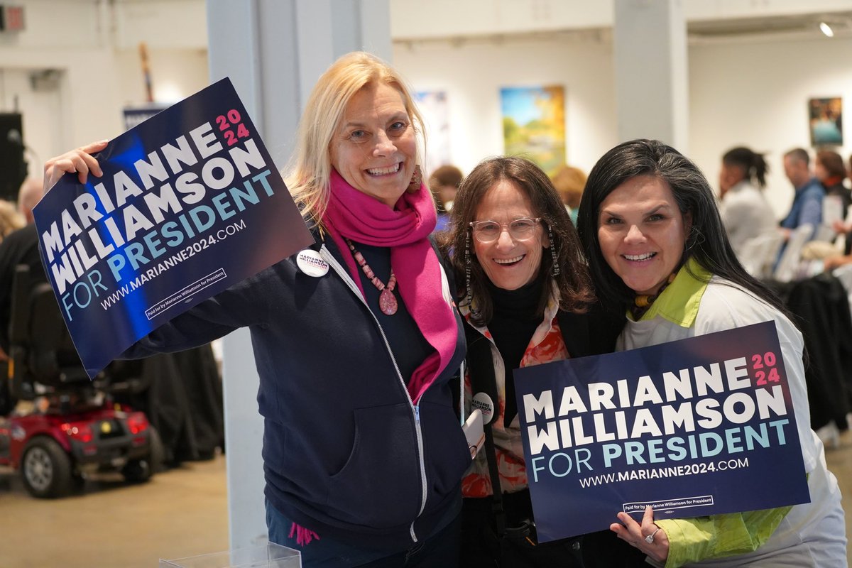 <a href="/krassenstein/">Brian Krassenstein</a> I will say it again.  I would ONLY really vote for Marianne Williamson. 🇺🇸