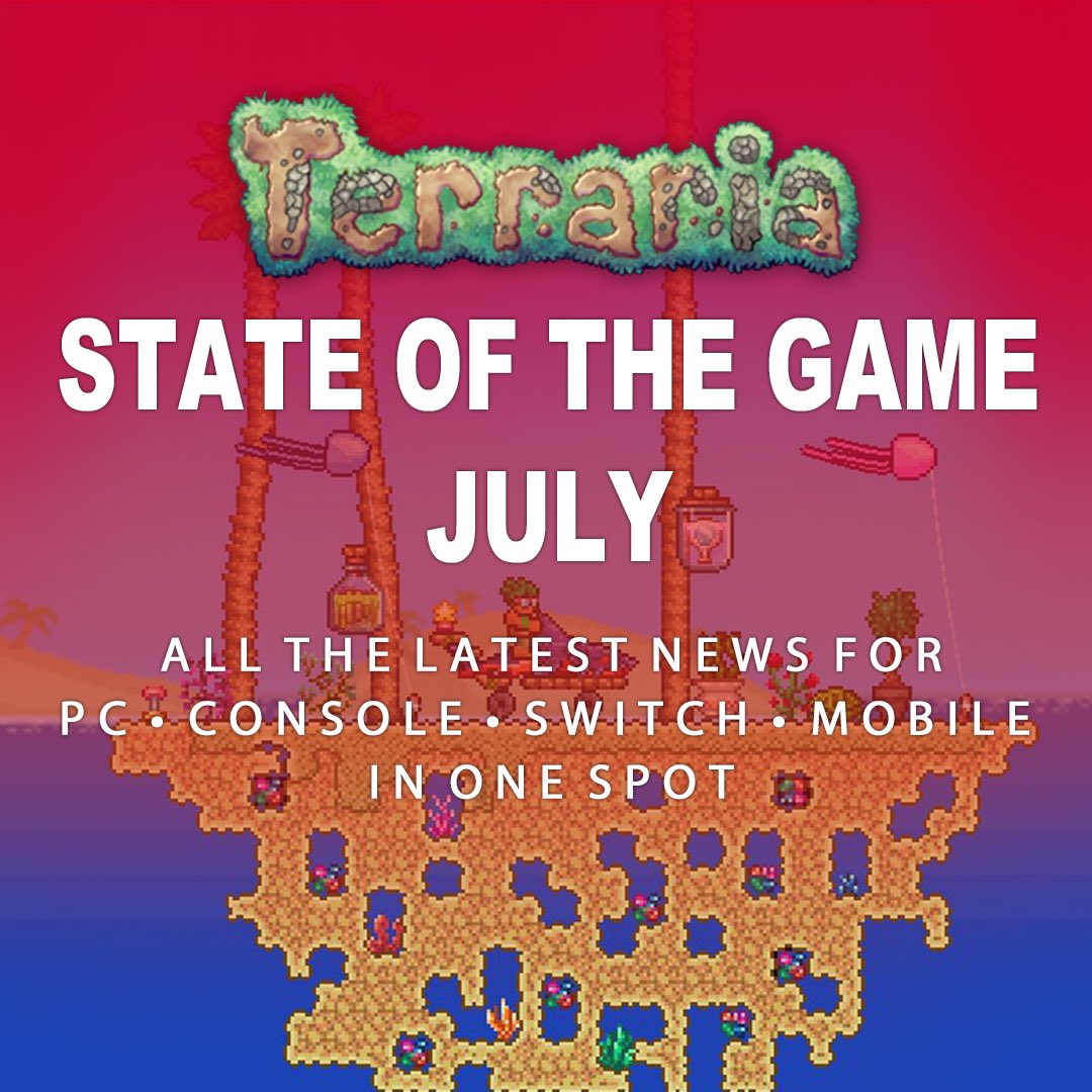 Terraria_Logic's tweet image. Catch up on all things Terraria in the July State of the Game!