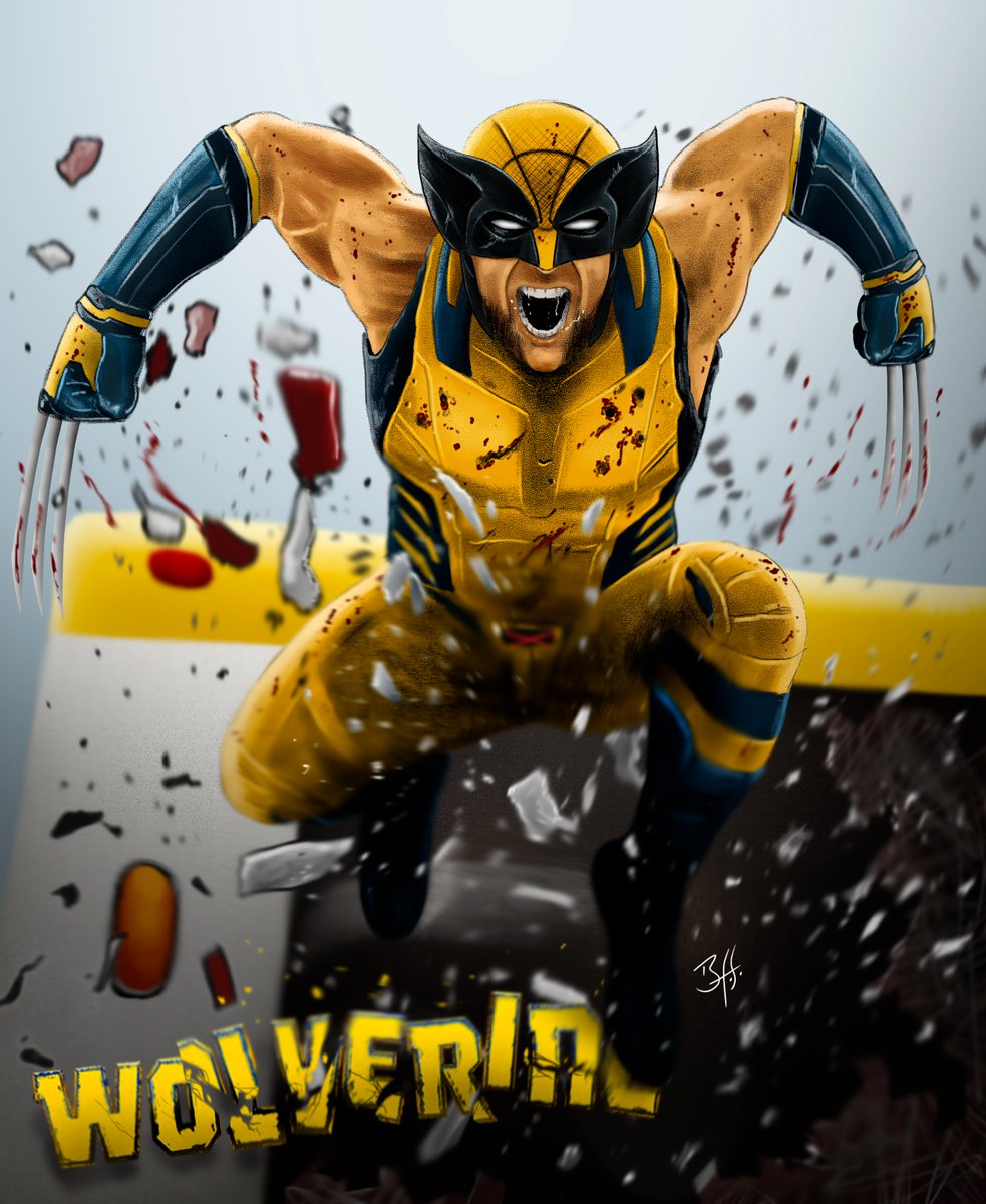 realBrunoFS_art's tweet photo. @RealHughJackman @VancityReynolds @deadpoolmovie #Wolverine #hughjackman #deadpoolandwolverine #deadpool #marvel @MarvelStudios #redandyellow #fanart #art #drawing https://t.co/oTGc3P6pWm