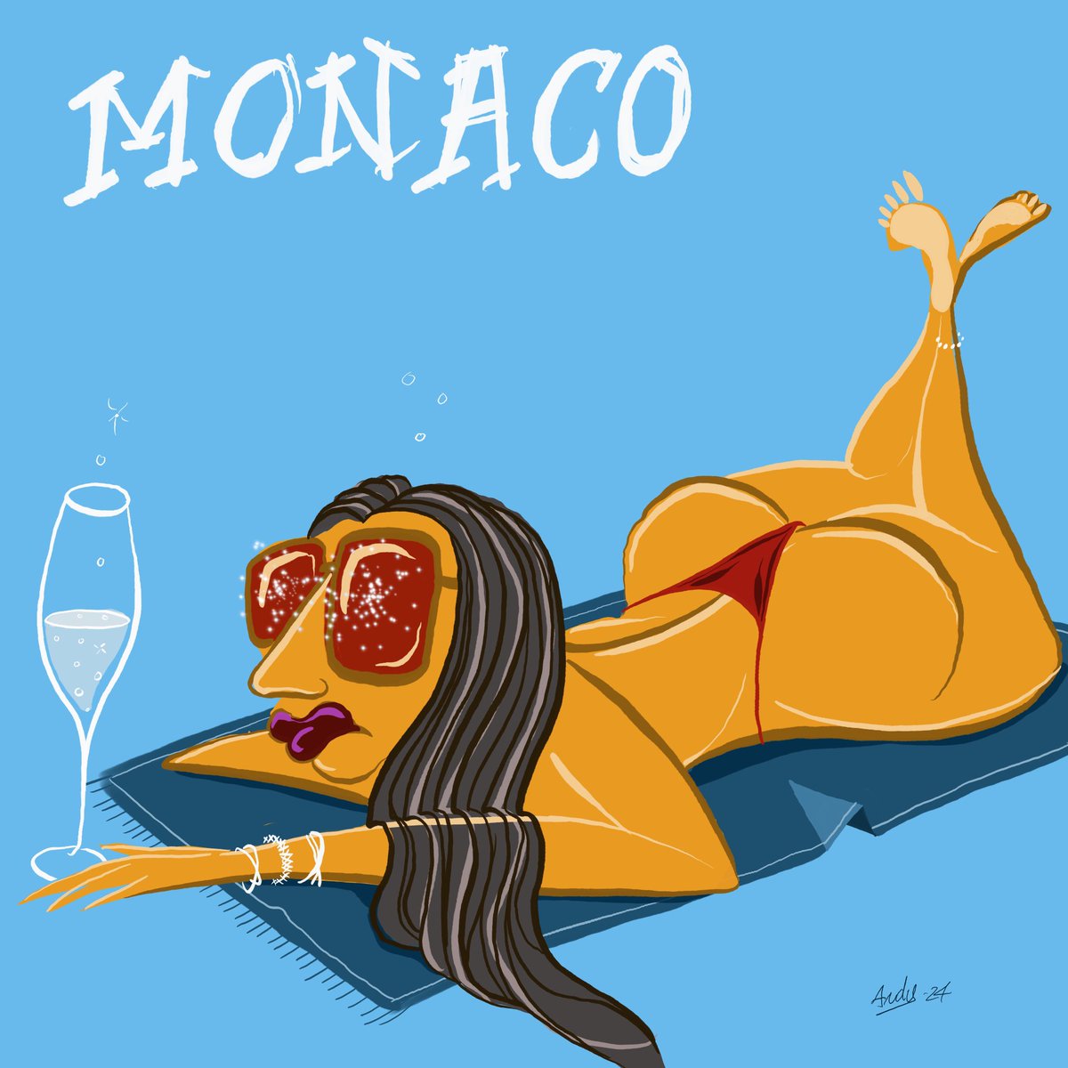 Monaco - tuscany. Same same #satire #monaco #tuscany
