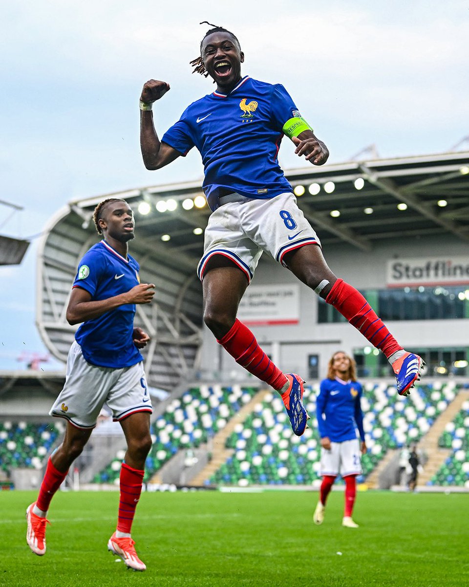 The five UEFA nations qualified for the 2025 #U20WC ⬇️

🇮🇹 Italy (9th app.)
🇫🇷 France (9th app, 1x champ)
🇺🇦 Ukraine (5th app, 1x champ)
🇪🇸 Spain (16th app, 1x champ)
🇳🇴 Norway (4th app.)

Also, a match to watch on Sunday — Spain vs France in the #U19EURO final.