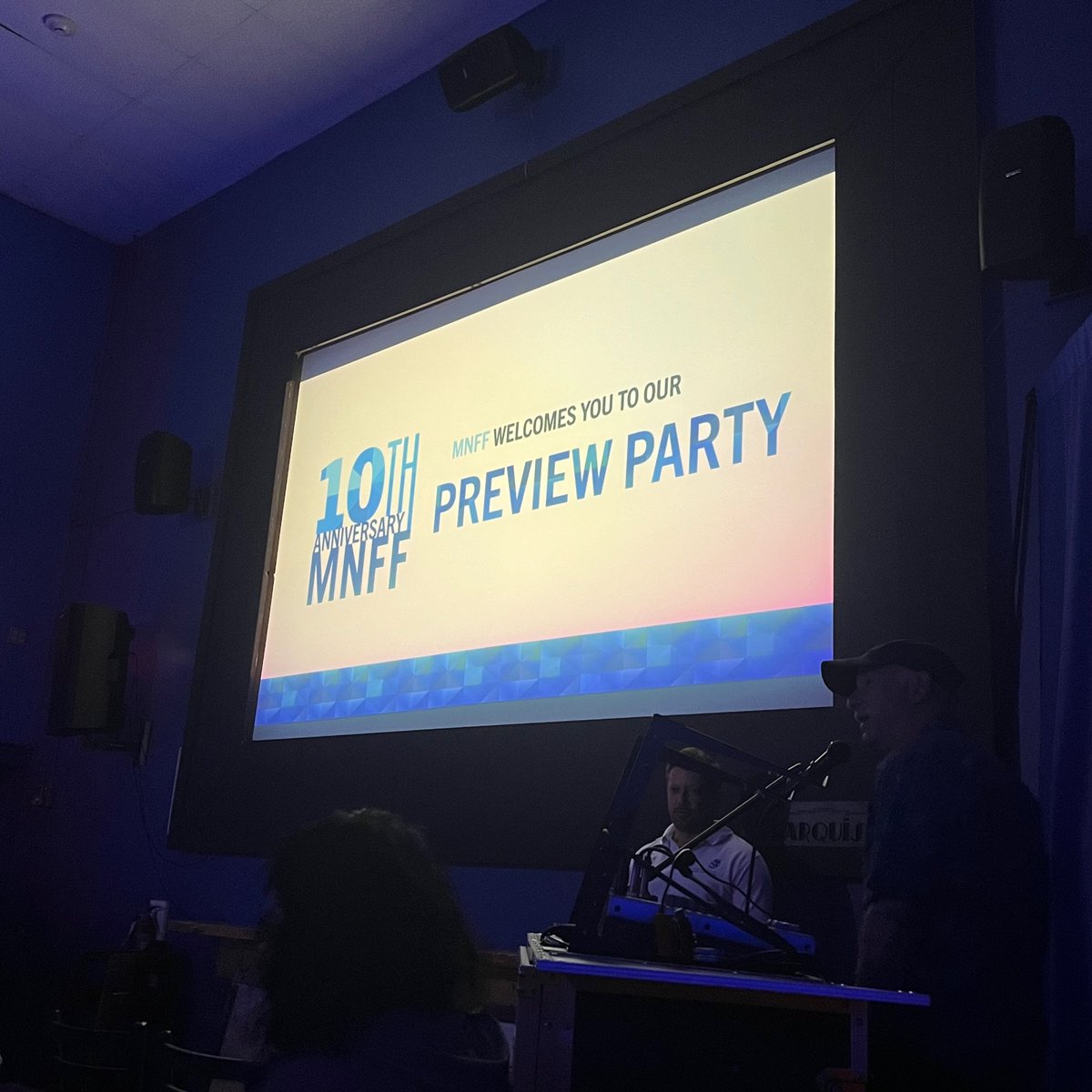 Last night was a movie! MNFF celebrated its annual Preview Party at Middlebury’s own Marquis Theatre, complete with popcorn, laughter and, of course, previews! Stay tuned for August 1st, when our full screening schedule and all trailers will go up on the MNFF website. #mnff10