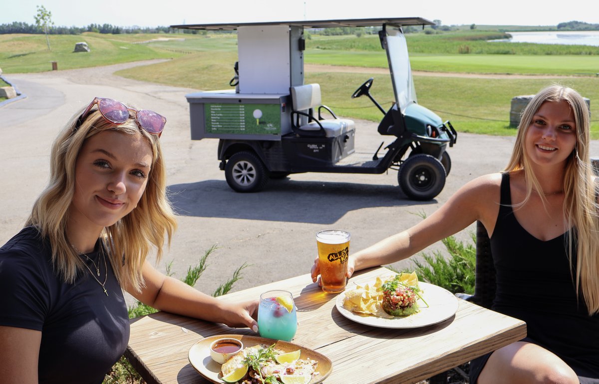 Hit the links and then hit the table! ⛳️🍽️  Join our Nine &amp; Dine Fridays at Cattail Crossing for just $119.99 per duo. That’s a round of golf with a power cart AND a $50 food voucher at Out of Bounds Restaurant! 🍔🌟