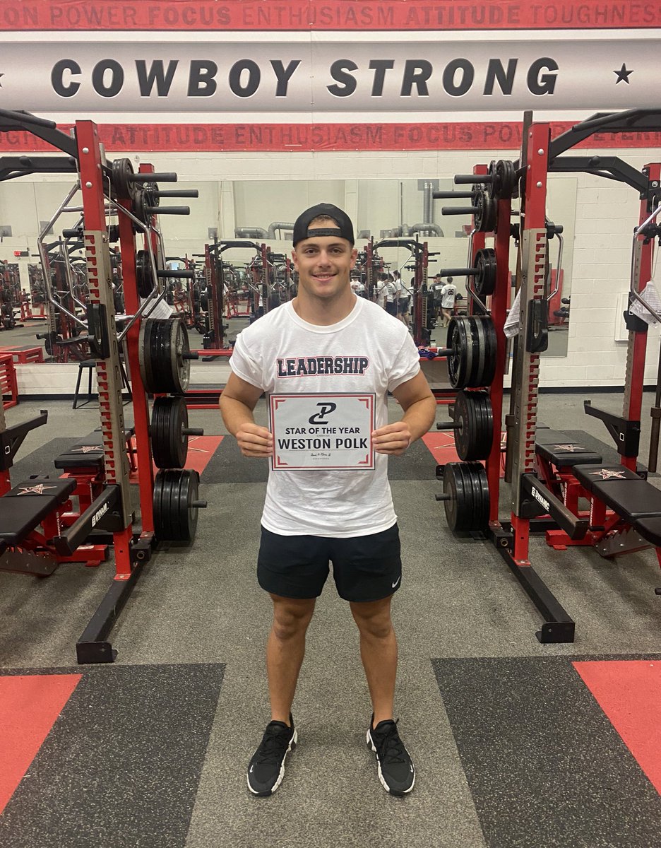 Summer ‘24 with the COWBOYS was ELECTRIC!!

It’s been incredible to witness this group change the culture, establish their standard &amp; then hold themselves to it TOGETHER‼️

S/O to our Award Winners &amp; congrats to our ⭐️ of the Year, Weston Polk!

TIME TO CASH OUT BOYS!!
#CFND