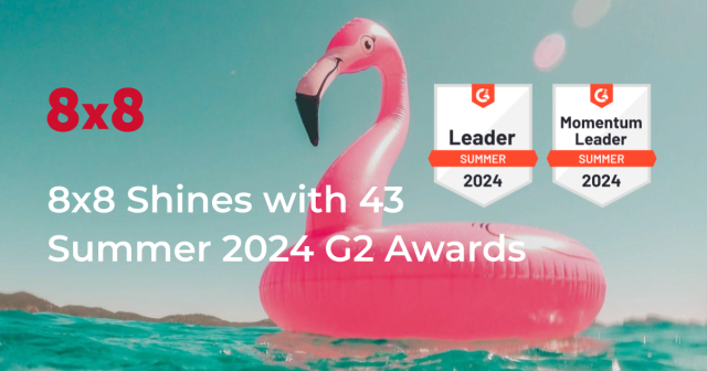 GLWdesign's tweet photo. 8x8's #ContactCenter and #UCaaS solutions have received 43 Summer 2024 @G2dotcom Awards based on customer feedback. Read about these recognitions that span from overall #CCTR leader to overall leader for UCaaS platform and #VoIP. @8x8 #CCaaS #CX #CC #UC https://t.co/BZjLiNZhYe https://t.co/hM1d3AheSJ
