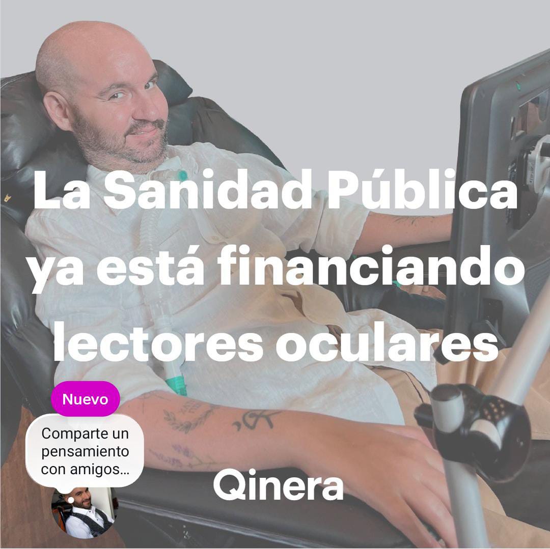 pons_sabate's tweet photo. La Sanidad Pública Catalana ya está financiando lectores oculares para los enfermos de ELA, y de otras patologías. ❤️ @Qinera_ES @TobiiDynavox @salutcat 

Ahora hay que conseguir que todas las tierras de España también lo financien. 💪

Info: https://t.co/RGyj5V9Rgr
#LeyELA https://t.co/v8gY41sYS2