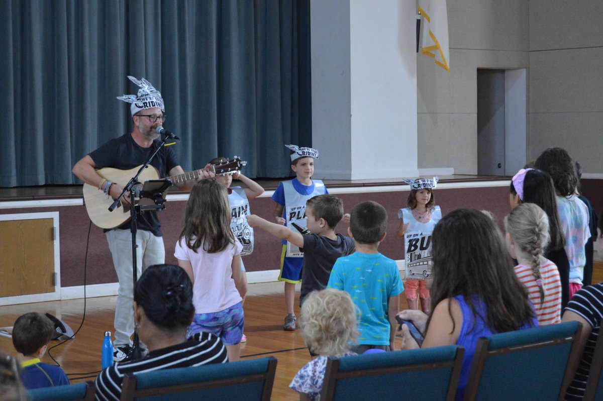 Mark DeRose gave a great performance yesterday. Thank you Friends of the Library for sponsoring all our summer performers.