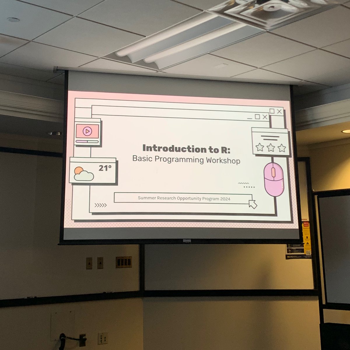 Over the summer, I've been deeply involved in supporting students in the Summer Research Opportunity Program (SROP) at UM! I've helped students prepare for grad school in groups and 1:1, and co-led a workshop on R programming to provide support to students wanting to learn more.