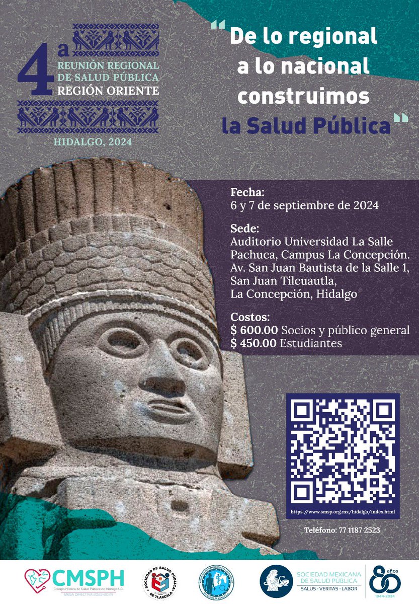 edw_bv86's tweet photo. INSCRÍBETE
¡No te quedes sin participar!

¡Ya puedes inscribirte a la 4a Reunión Regional de Salud Pública Región Oriente 2024! Inscríbete a través del Código QR, donde encontrarás el formato de registro. 

📢Auditorio de las Universidad La Salle Campus La Concepción. https://t.co/VJ1u1MkJg4