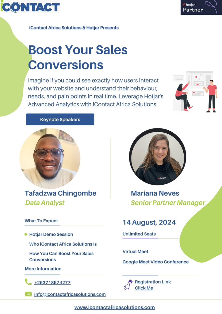 KevinTafad65735's tweet image. Join us for an exclusive event where we reveal how to transform your digital platforms into conversion powerhouses using Hotjar's cutting-edge user behavior analytics.

To register:

linkedin.com/events/boostyo…