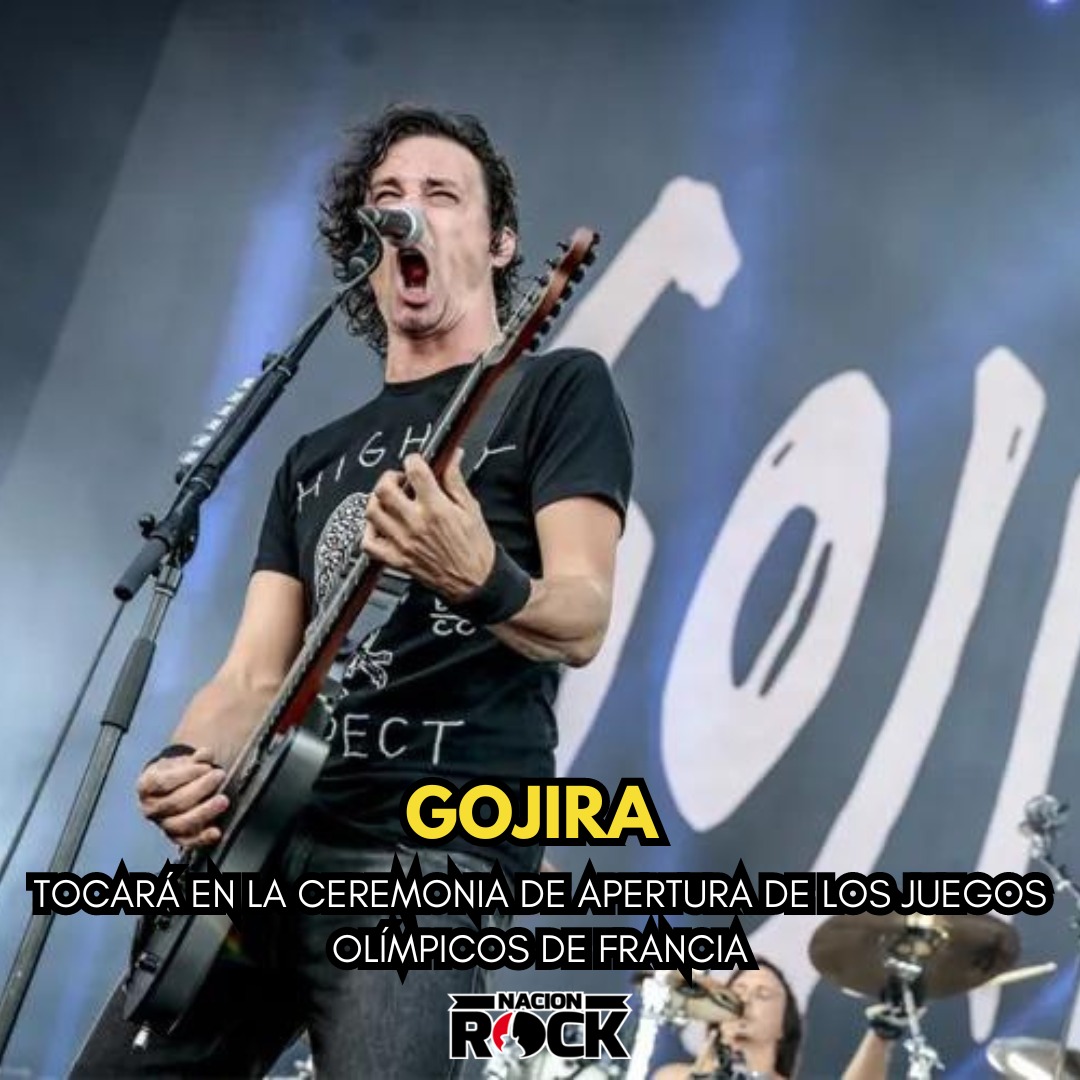 El metal dirá presente en los #JuegosOlimpicos: Los franceses de #Gojira serán parte de la ceremonia de apertura de las Olimpiadas en París, Francia 🔥🇫🇷

Acá detalles ⬇️
nacionrock.com/gojira-tocara-…