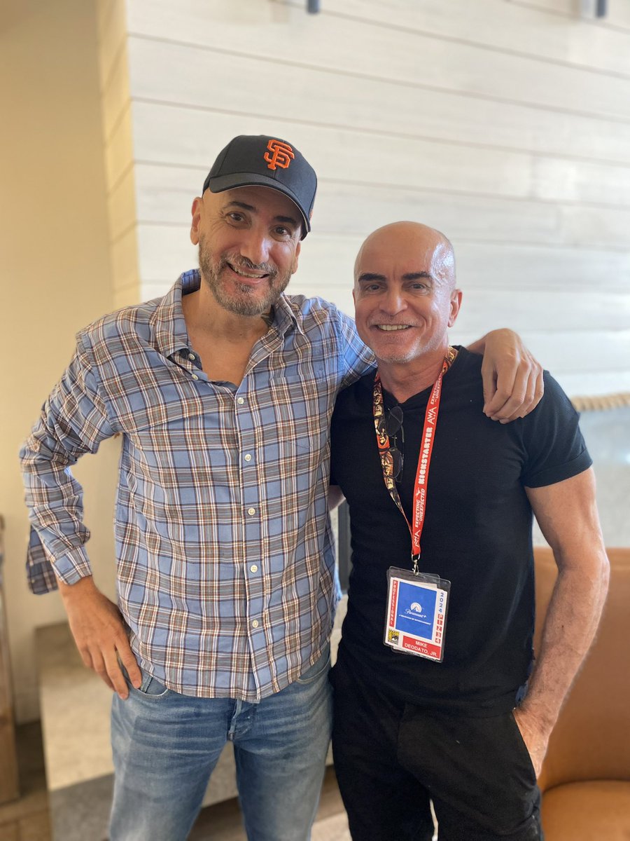 mandersonsfca's tweet photo. Two Comic Legends united in person at #SDCC2024 ! Great to see @mikedeodato in a rare US trip. They’re off for their panel with @RondaRousey and @DaveBautista @AWA_Studios #expectingtheunexpected https://t.co/NfBSZFGgwL