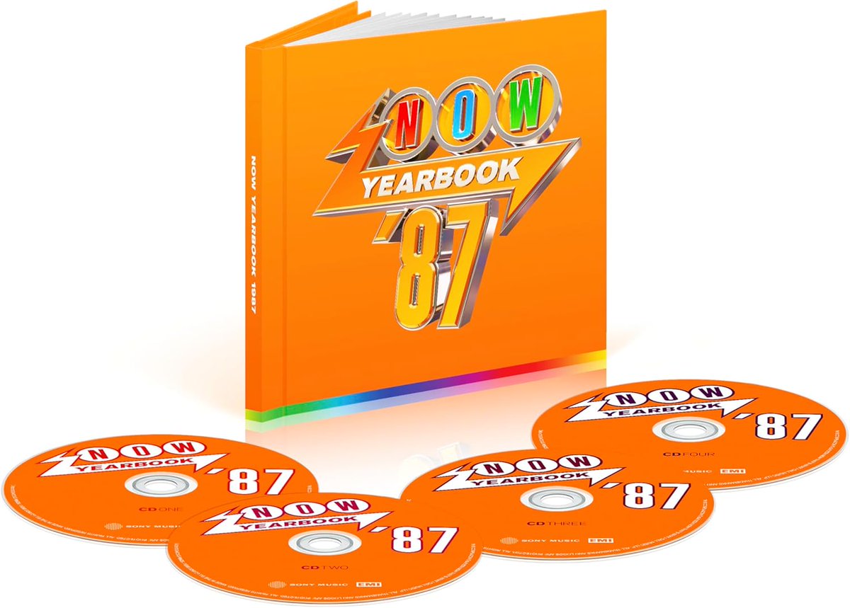 sdedition's tweet photo. NOW Yearbook '87 rather dispels the oft-touted theory that music went 'bad' in the 1980s post-Live Aid. Usual formats, with 80-tracks on the 4CD editions. Check out the tracklisting > https://t.co/8R1EtklTHS https://t.co/DxjUXaKhok