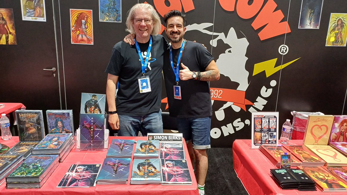 Marielle Bouleau (@mariellewrites) on Twitter photo San Diego Adventures, #ComicCon Day 1
<a href="/TopCow/">Top Cow</a> <a href="/ImageComics/">Image Comics</a> <a href="/SBirksWriter/">Simon Birks - Writer of Antarctica @ Top Cow/Image</a> <a href="/williroberts1/">Willi Roberts</a> #SanDiegoComicCon San Diego Adventures, #ComicCon Day 1
<a href="/TopCow/">Top Cow</a> <a href="/ImageComics/">Image Comics</a> <a href="/SBirksWriter/">Simon Birks - Writer of Antarctica @ Top Cow/Image</a> <a href="/williroberts1/">Willi Roberts</a> #SanDiegoComicCon