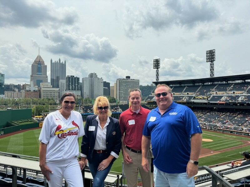 SunsetTrans's tweet photo. Play ball! The Sunset Senior Leadership Team traveled to Pittsburgh earlier this week for the Armada company picnic at PNC Park. #Sunsetters #SunsetLeadership https://t.co/8YbE1Eliie